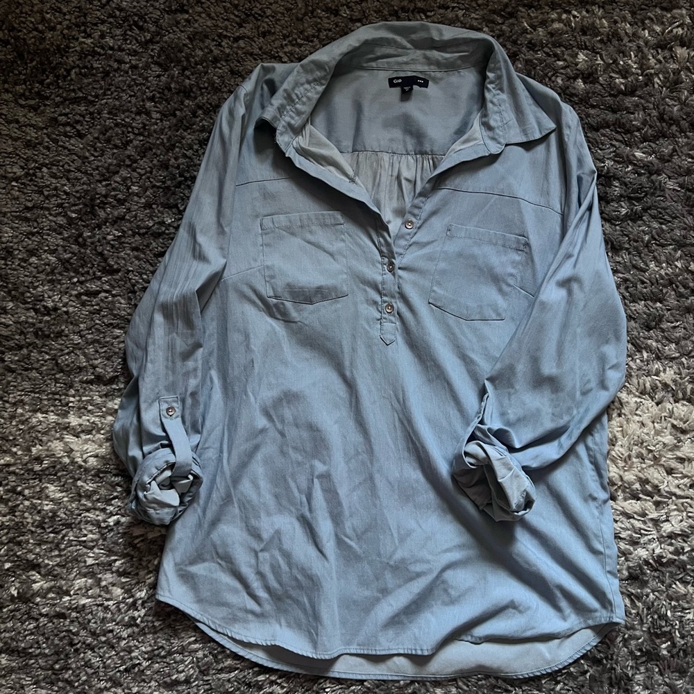 Blue Casual Shirt